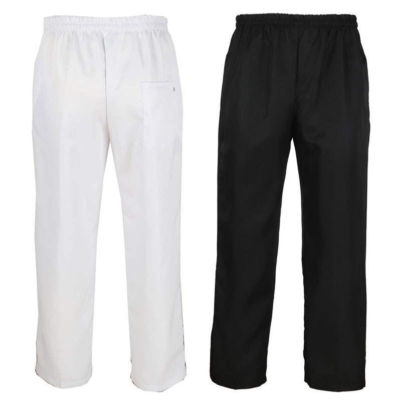 Kitchen - Black White Chef Pants Kitchen Workwear