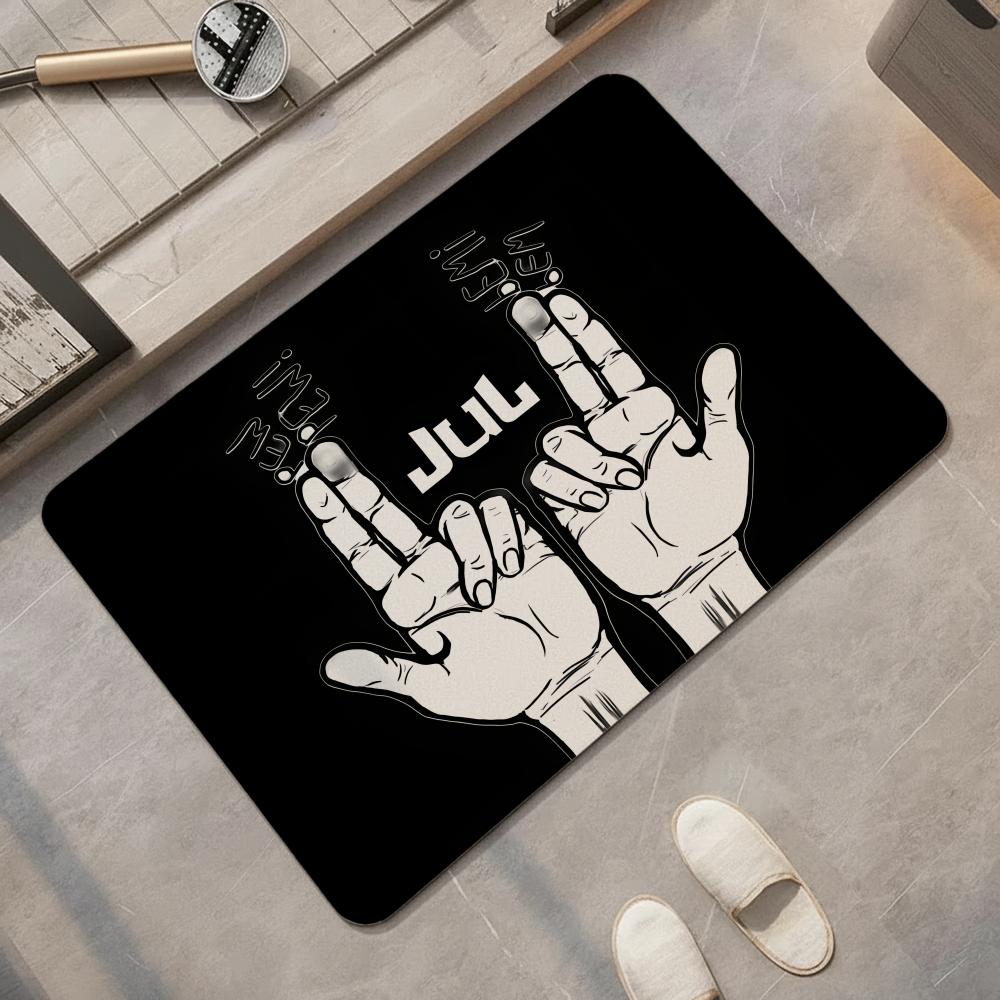 Rapper J-Jul Floor Mat Diatomi - Quick Dry Diatomite Bath Mat ulasan dan harga