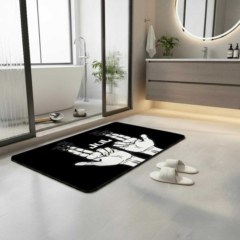 Rapper J-Jul Floor Mat Diatomi - Quick Dry Diatomite Bath Mat ulasan dan harga