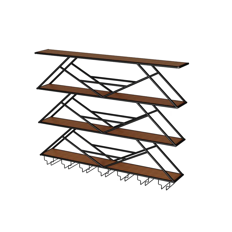 Wall Mounted Wine Rack Wrought - Kitchen ulasan dan harga