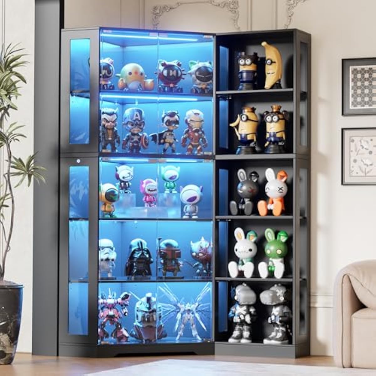 Display Cabinet with Tempered  - Lighting ulasan dan harga