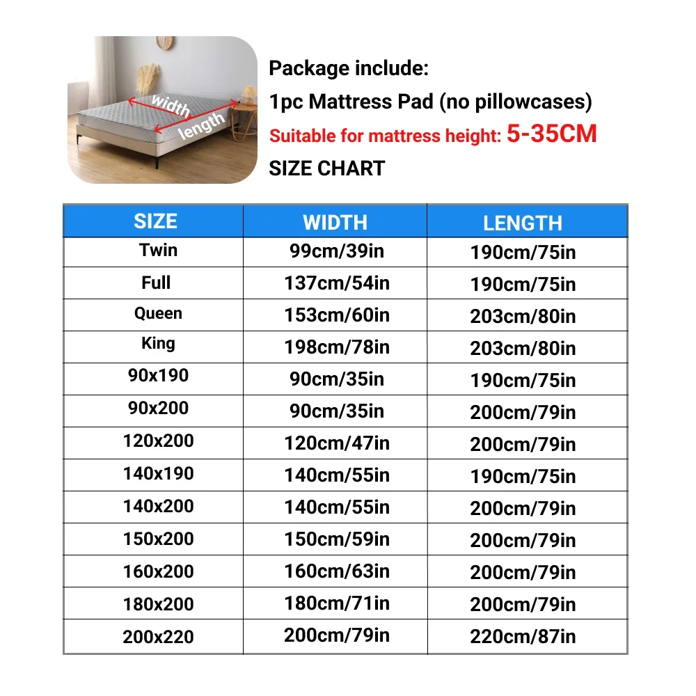 1pc Multi-Color Four-Corner El - Waterproof Mattress Protector Breathable ulasan dan harga
